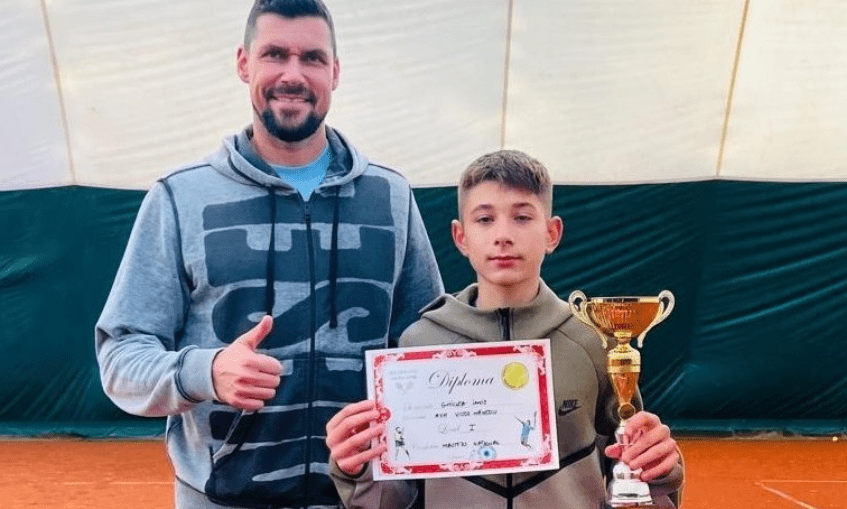 Ianis Ghiulea (Academia Victor Hănescu), câștigătorul Masters-ului Național U14