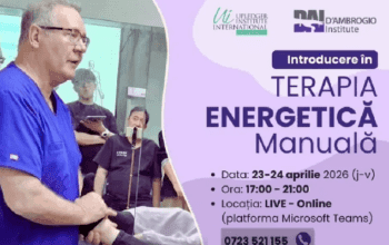 „Introducere în Terapia Energetică Manuală”, un CURS fascinant alături de Dr. Kerry D’Ambrogio, 23-24 Aprilie